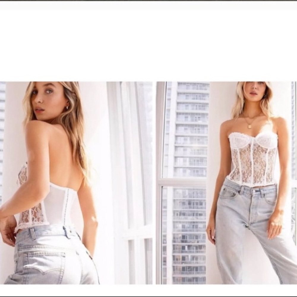 NWT NASTY GAL totally boned corset top